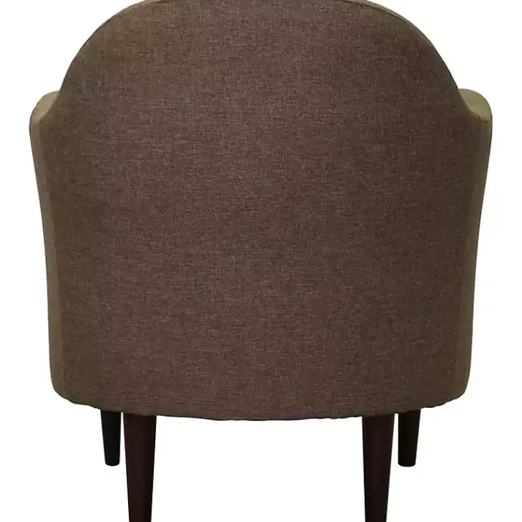 Kirklands Home Accent Chairs|Pecan Julian Upholstered Accent Chair Brown