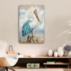 Kirklands Home Canvas Art|Pelican Perch Canvas Art Print, 24x36 in.
