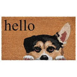 Kirklands Home Doormats|Pembroke Welsh Corgi Hello Doormat