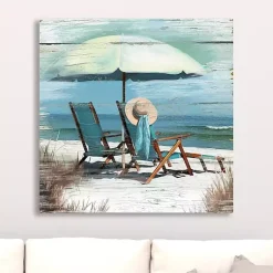 Kirklands Home Canvas Art|Perfect Spot Canvas Art Print, 20x20 in. Blue