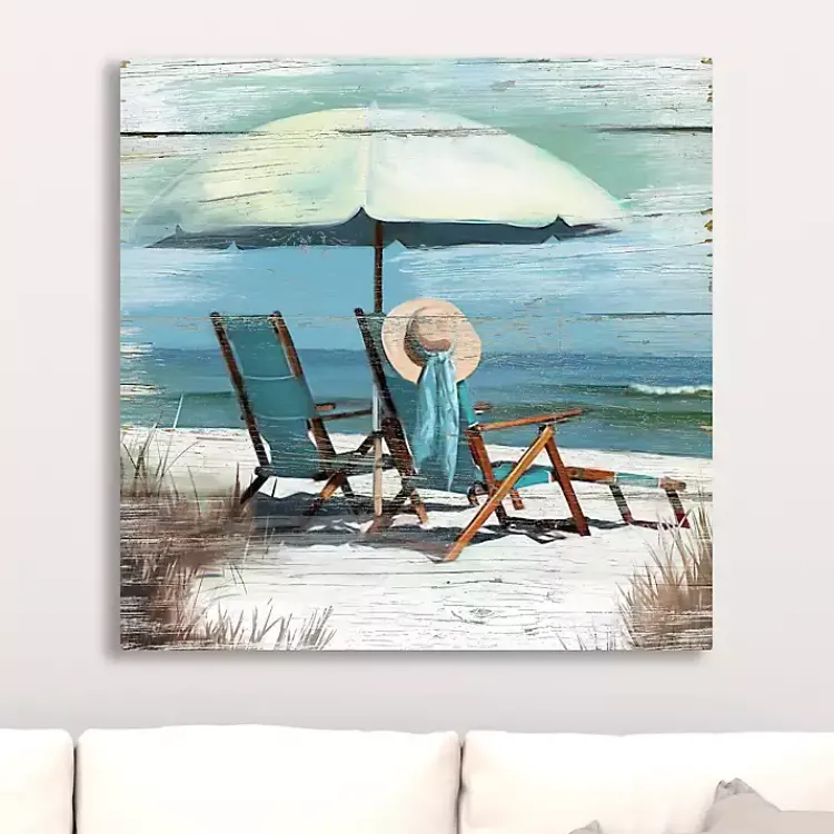 Kirklands Home Canvas Art|Perfect Spot Canvas Art Print, 20x20 in. Blue