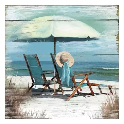 Kirklands Home Canvas Art|Perfect Spot Canvas Art Print, 20x20 in. Blue