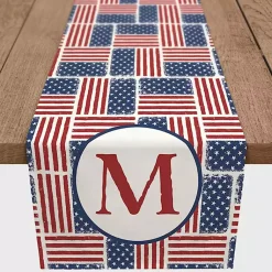 Kirklands Home Table Linens|Personalized American Flag Table Runner, 72 in.