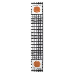 Kirklands Home Table Linens|Personalized Black and White Plaid Table Runner