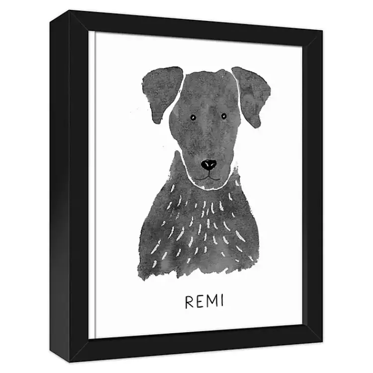 Kirklands Home Wall Quotes & Signs|Personalized Black Labrador Canvas Wall Plaque