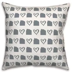 Kirklands Home Outdoor Cushions & Pillows|Personalized Home Sweet Home Outdoor Pillow Blue