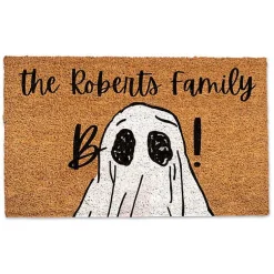 Sale Personalized Boo Ghost Doormat Halloween