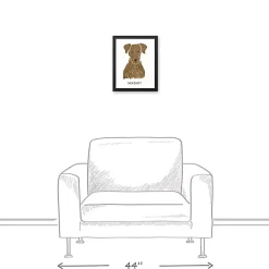 Kirklands Home Wall Quotes & Signs|Personalized Chocolate Labrador Canvas Wall Plaque