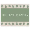 Outlet Personalized Clover Stripe Irish Canvas Print St Patricks Day Decorations