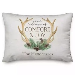 Clearance Personalized Comfort & Joy Antler Pillow Pillows