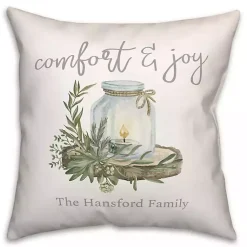 Best Personalized Comfort & Joy Candle Pillow Pillows