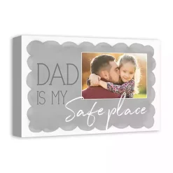 Kirklands Home Canvas Art|Personalized Dad is My Safe Place Canvas Art Print