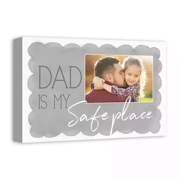 Kirklands Home Canvas Art|Personalized Dad is My Safe Place Canvas Art Print