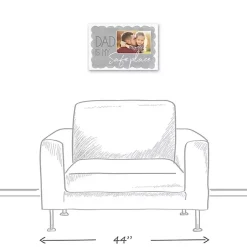 Kirklands Home Canvas Art|Personalized Dad is My Safe Place Canvas Art Print