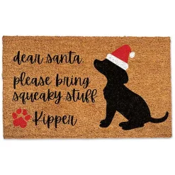 Discount Personalized Dear Santa Bring Toys Doormat Outdoor Christmas Decorations