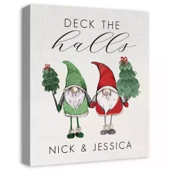 Outlet Personalized Deck the Halls Gnome Wall Plaque Christmas Art & Wall Decor