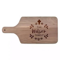 Clearance Personalized Easter Cross Walnut Serving Board Easter Decorations