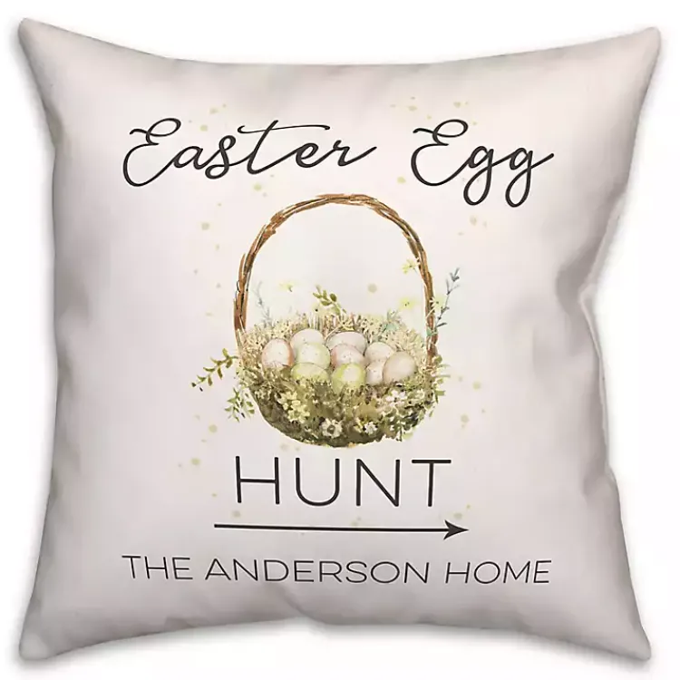 Best Personalized Easter Egg Hunt Pillow Easter Decorations