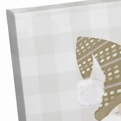 Online Personalized Fall Gnome Monogram Canvas Art Print Fall