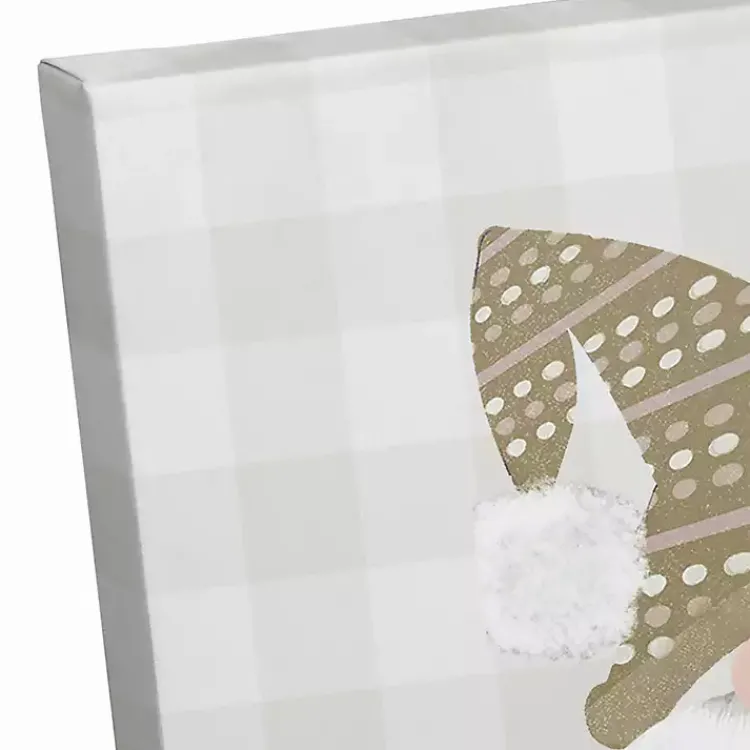 Online Personalized Fall Gnome Monogram Canvas Art Print Fall