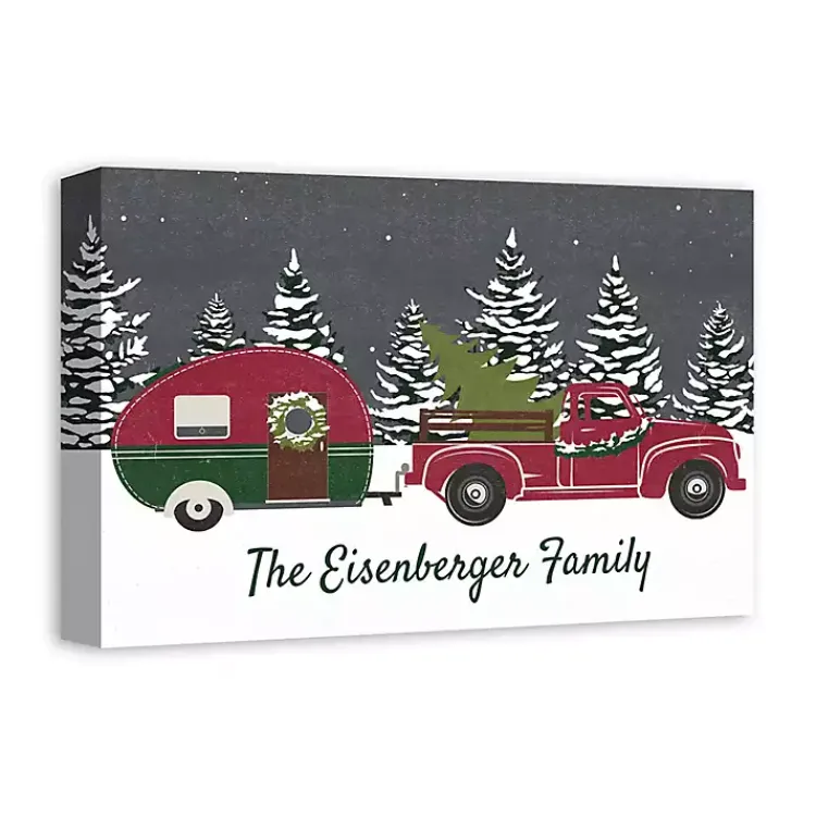 Best Personalized Family Christmas Truck Wall Plaque Christmas Art & Wall Decor
