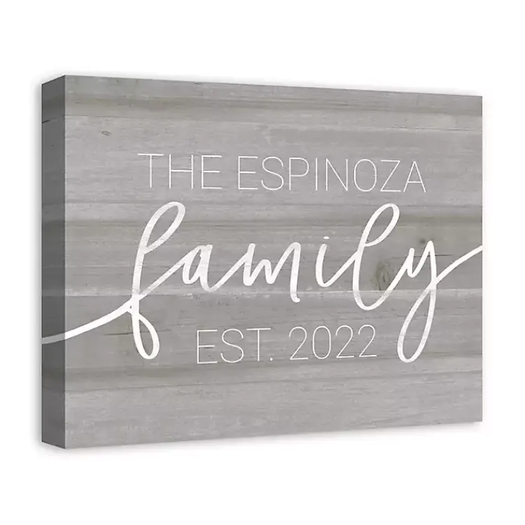Kirklands Home Canvas Art|Personalized Family Dated Canvas Wall Art