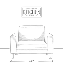 Kirklands Home Wall Quotes & Signs|Personalized Family Kitchen Co. Canvas Wall Plaque