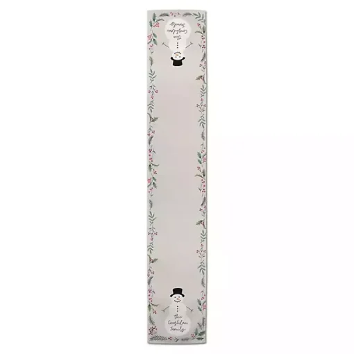 Hot Personalized Family Snowman Table Runner, 72 in. Christmas Dining & Entertaining