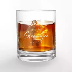 Kirklands Home Glassware & Drinkware|Personalized Fathers Day Whiskey Glasses, Set of 2