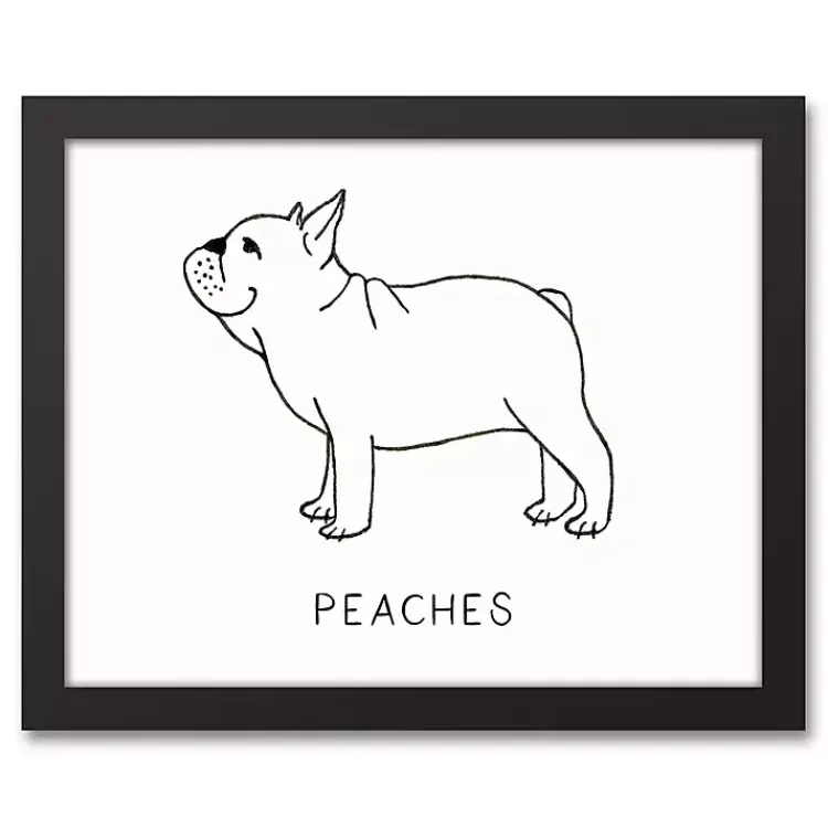 Kirklands Home Wall Quotes & Signs|Personalized French Bulldog Framed Wall Plaque