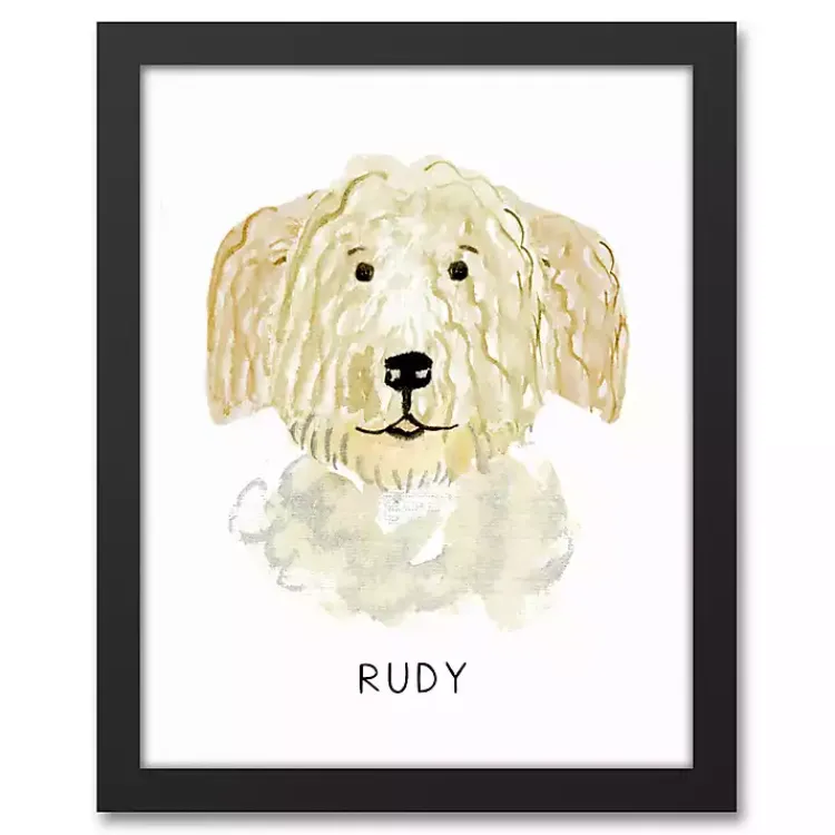 Kirklands Home Wall Quotes & Signs|Personalized Golden Doodle Canvas Wall Plaque