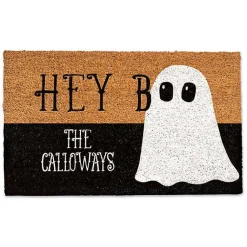 Discount Personalized Hey Boo Halloween Doormat Halloween