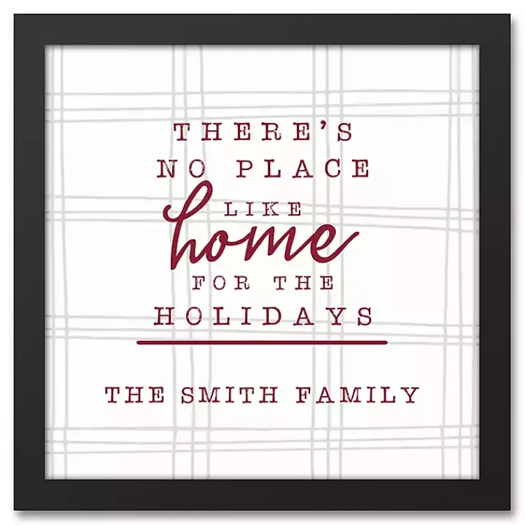 Best Personalized Home for the Holidays Wall Plaque Christmas Art & Wall Decor