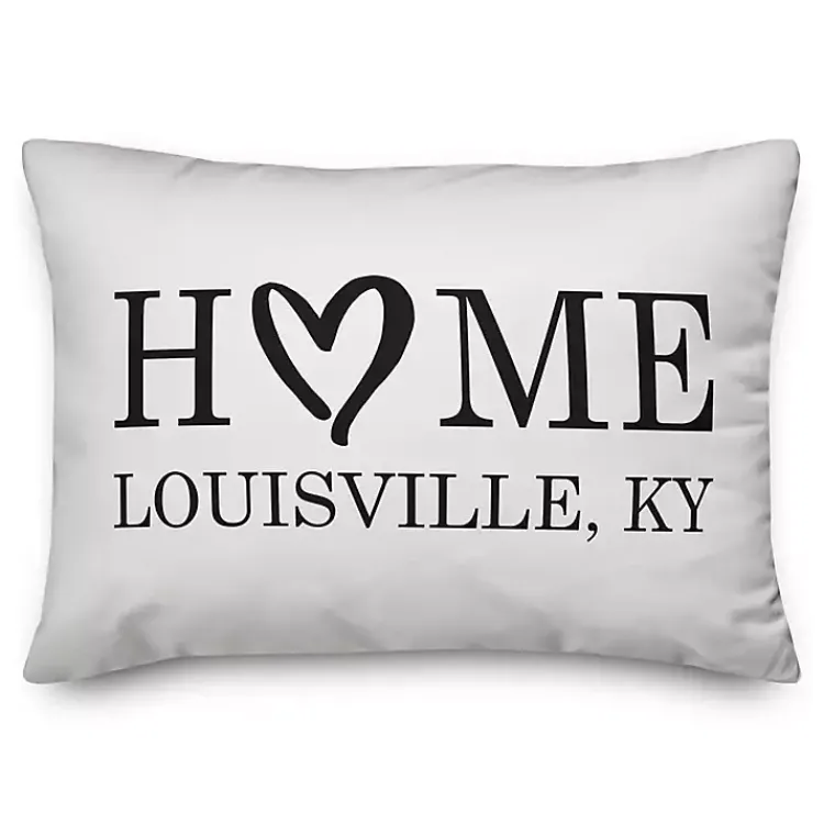 Kirklands Home Outdoor Cushions & Pillows|Personalized Home Heart Location Pillow
