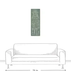 Kirklands Home Wall Quotes & Signs|Personalized Kitchen Rules Canvas Wall Plaque