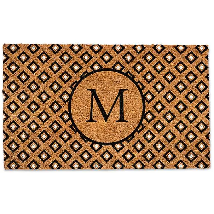 Kirklands Home Doormats|Personalized Monogram Diamond Doormat