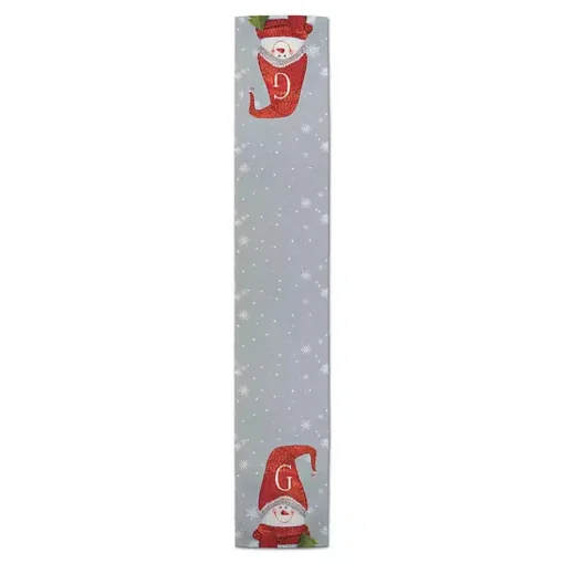 Discount Personalized Monogram Snowman Table Runner, 72 in. Christmas Dining & Entertaining