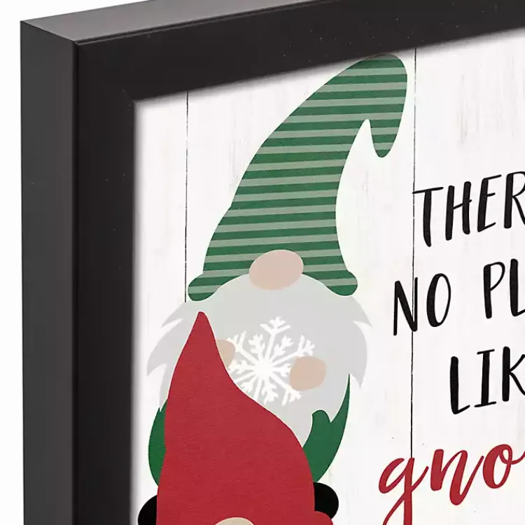 Outlet Personalized No Place Like Gnome Canvas Plaque Christmas Art & Wall Decor