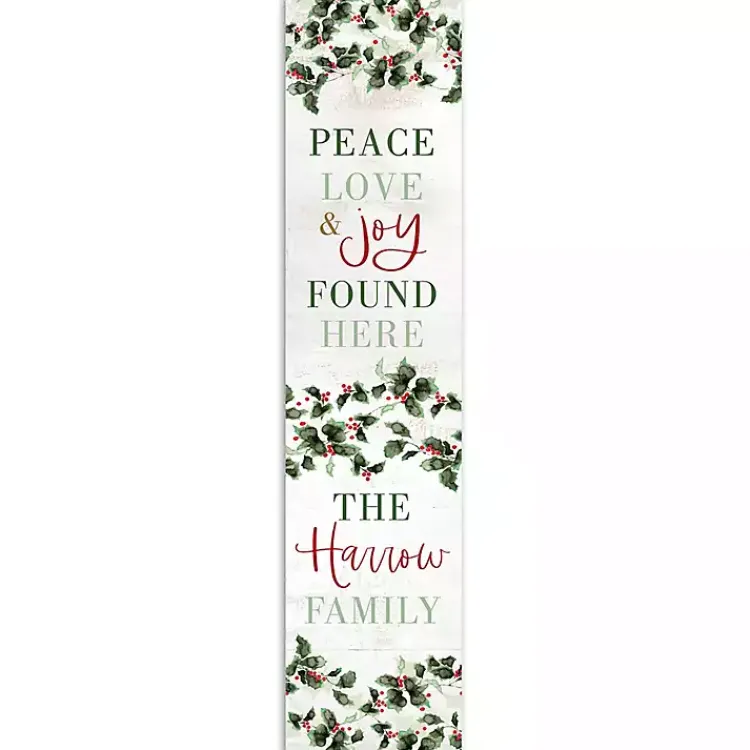 Clearance Personalized Peace Love & Joy Porch Board Outdoor Christmas Decorations