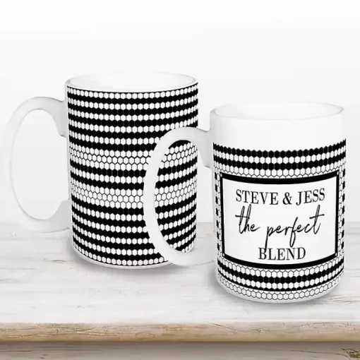 Kirklands Home Glassware & Drinkware|Personalized Perfect Blend Mugs, Set of 2