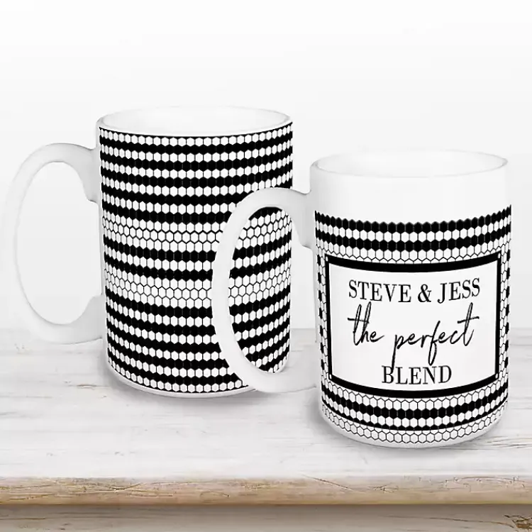 Kirklands Home Glassware & Drinkware|Personalized Perfect Blend Mugs, Set of 2