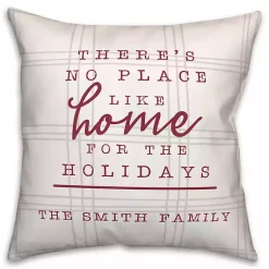 Discount Personalized Plaid Home Holidays Outdoor Pillow Pillows