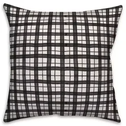 Discount Personalized Pumpkin Black and White Plaid Pillow Fall