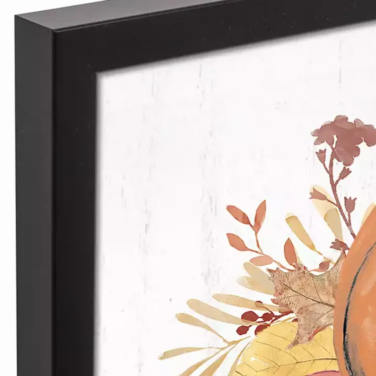 Discount Personalized Pumpkin Monogram Canvas Art Print Fall