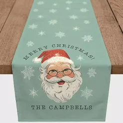 Discount Personalized Retro Santa Table Runner, 72 in. Christmas Dining & Entertaining