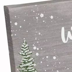 New Personalized Winter Wonderland Canvas Wall Plaque Christmas Art & Wall Decor