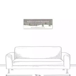 New Personalized Winter Wonderland Canvas Wall Plaque Christmas Art & Wall Decor