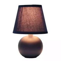 Kirklands Home Table Lamps|Petite Orb Ceramic Table Lamp Blue