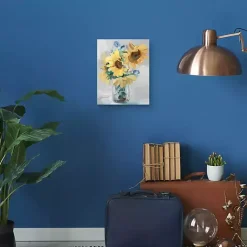 Kirklands Home Canvas Art|Petite Fleurs Sunflower II Canvas Art Print, 16x20