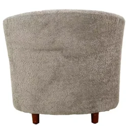 Kirklands Home Accent Chairs|Pewter Boucle Parker Club Chair Gray